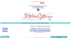 Desktop Screenshot of kitchengifts.com
